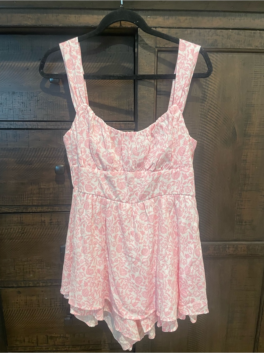 Altar'd State Pink Floral Mini Dress